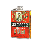  Oude flesje met witte flesje Heupfles (Links)