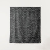 Oude Fleur de Lis | Grunge Damask Achtergrond Wandkleed (Voorkant)