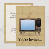 Oude  Floor Television Kaart (Voorkant / Achterkant)