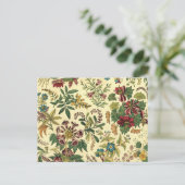 Oude flora overvloed briefkaart (Staand voorkant)