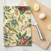 Oude flora overvloed theedoek (Quarter Fold)