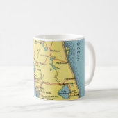 Oude Florida Golf van Mexico Koffiemok (Voorkant rechts)