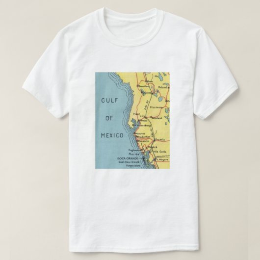 Oude Florida Golf van Mexico T-shirt (Design voorkant)