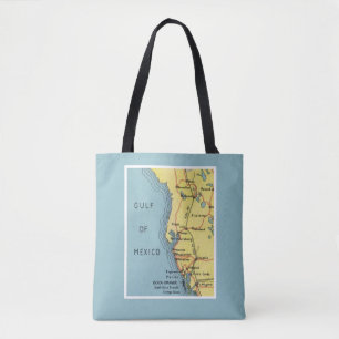 Oude Florida Golf van Mexico Tote Bag