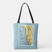 Oude Florida Golf van Mexico Tote Bag (Achterkant)