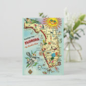 Oude Florida Kaart Verhuisbericht (Staand voorkant)