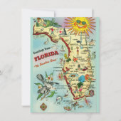 Oude Florida Kaart Verhuisbericht (Voorkant)