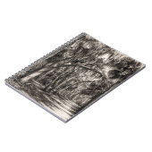 Oude Florida Oak Hammock Grafiet Schets | Rockledg Notitieboek (Linkerzijde)