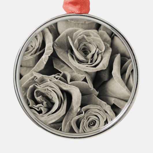 Oude Fluwelen Schoonheid Metalen Ornament (Voorkant)