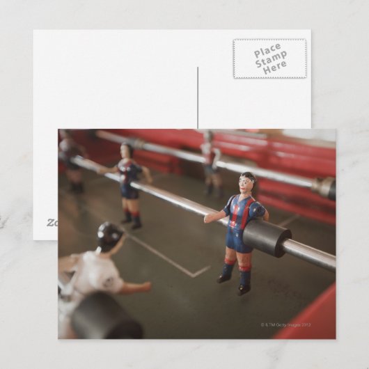 Oude football briefkaart (Voorkant / Achterkant)