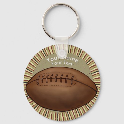 Oude Footballs sleutelhanger (Voorkant)