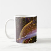 Oude forelvisser, sportvissen koffiemok (Links)