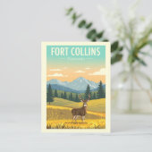 Oude Fort Collins Colorado Briefkaart (Staand voorkant)