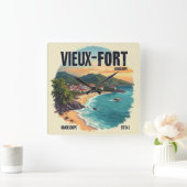 OUDE FORT GUADELOUPE VIERKANTE KLOK (Huis)