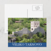 Oude fort Tsarevets in Veliko Tarnovo, Bulg Briefkaart (Voorkant / Achterkant)