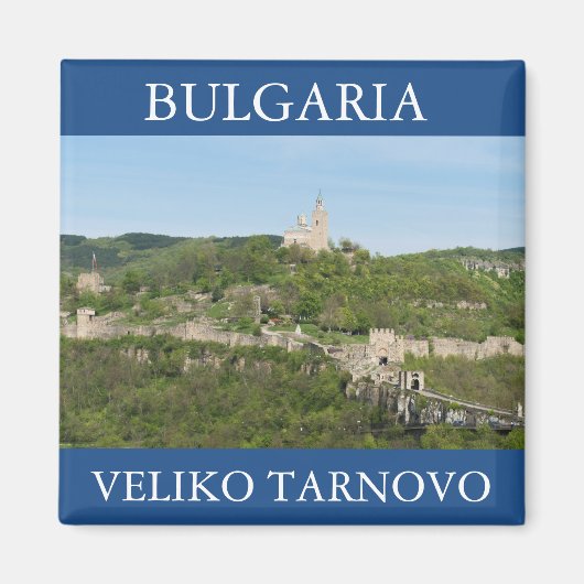 Oude fort Tsarevets in Veliko Tarnovo, Bulg Magneet (Voorkant)