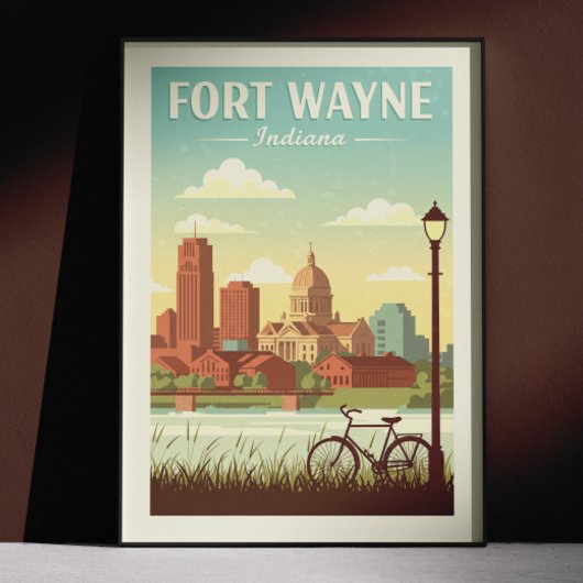Oude Fort Wayne Indiana Poster