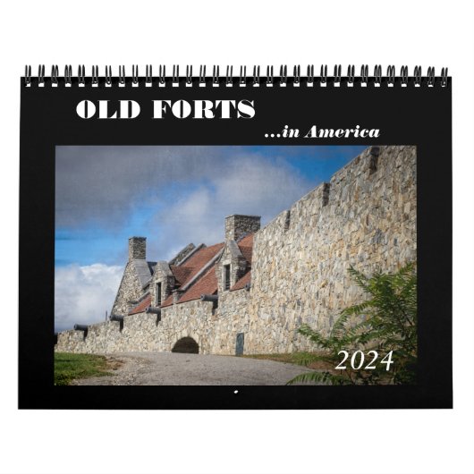 Oude Forten in Amerika Kalender (Hoes)