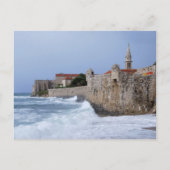 Oude Fortress Budva in Montenegro Briefkaart (Voorkant)