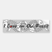 Oude Fossiel bumpersticker (Voorkant)