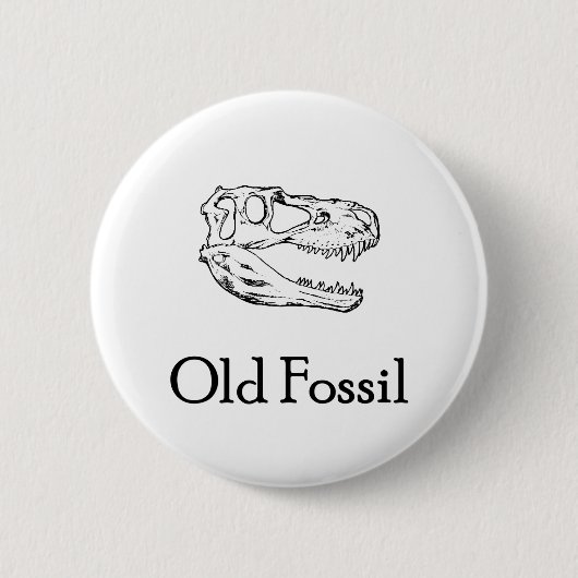 Oude Fossiele Button (Voorkant)