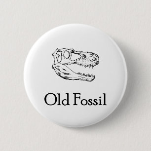 Oude Fossiele Button