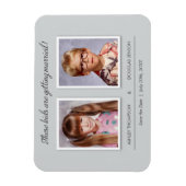 Oude foto Bruiloft Save the Date Magnet Magneet (Verticaal)