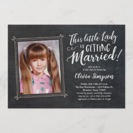 Oude foto Funny Bridal Shower-uitvindingen Kaart