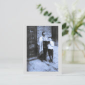 Oude foto Joods Nieuwjaar 1907 NY Feestdagenkaart (Staand voorkant)