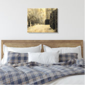 OUDE FOTO op een romantische atmosfeer op canvasaf Canvas Afdruk (Insitu (Slaapkamer))