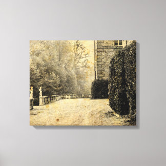 OUDE FOTO op een romantische sfeer op canvasprint Canvas Afdruk