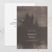 Oude foto op maat Halloween-feest uitnodiging (Voorkant / Achterkant)