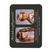 Oude foto Save the Date Magnets Magneet (Verticaal)