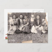 Oude foto van Corfu Briefkaart (Voorkant / Achterkant)