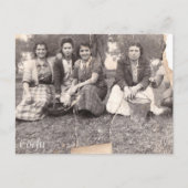 Oude foto van Corfu Briefkaart (Voorkant)