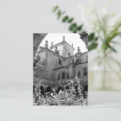 Oude foto van Courtyard Black & White Briefkaart (Staand voorkant)