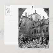 Oude foto van Courtyard Black & White Briefkaart (Voorkant / Achterkant)
