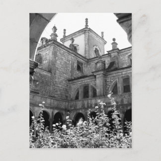 Oude foto van Courtyard Black & White Briefkaart