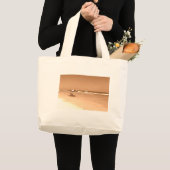 Oude foto van Daytona Beach met fashioned Grote Tote Bag (Voorkant (product))