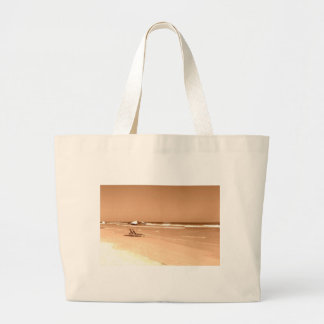Oude foto van Daytona Beach met fashioned Grote Tote Bag