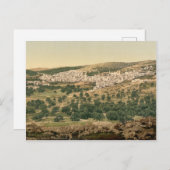 Oude foto van Hebron - stad van de patriarchen Briefkaart (Voorkant / Achterkant)
