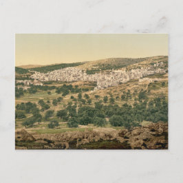 Oude foto van Hebron - stad van de patriarchen Briefkaart