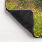 Oude foto van verlaten huis muismat (Hoek)