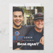 Oude foto van 'Will je mijn getuige zijn' Kaart (Voorkant)