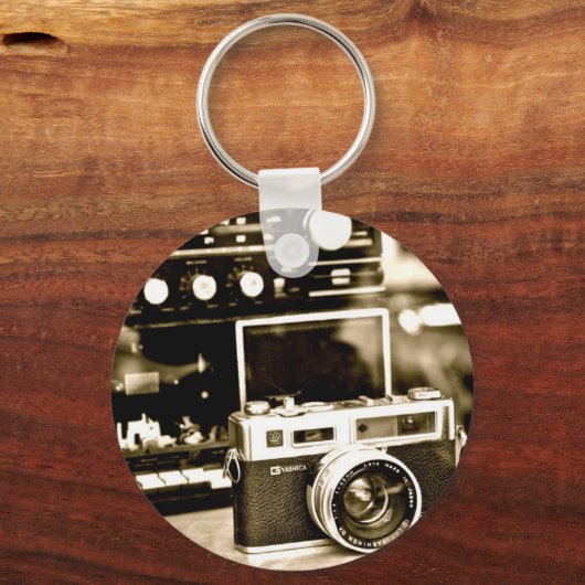 Oude fotocamera sleutelhanger (Voorkant)