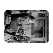 OUDE FOTOGRAAF MET DE OMAN-PINNING MET DE HEEL 193 MAGNEET (Horizontaal)