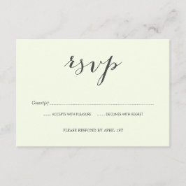 Oude foto's Trouwen RSVP kaart