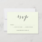 Oude foto's Trouwen RSVP kaart (Voorkant)