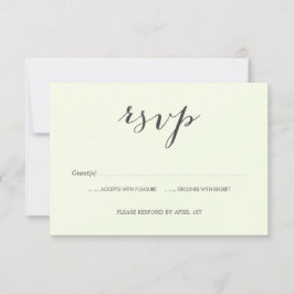 Oude foto's Trouwen RSVP kaart