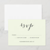 Oude foto's Trouwen RSVP kaart (Voorkant / Achterkant)